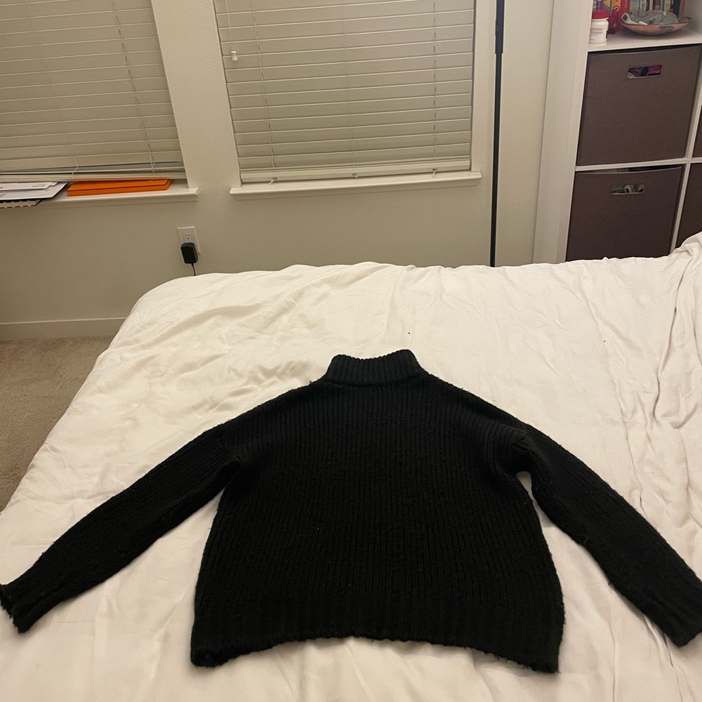 Black Turtle Neck Sweater